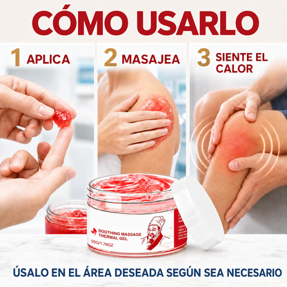 Rapid thermal relief for muscles and joints.