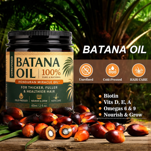 Batana Oil for Hair Growth,Raw Organic Batana Mask from Honduras🌱