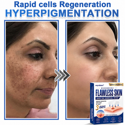 💎veyrabare® 2026 Newly Upgraded 2-in-1 Microneedle Hydrocolloid Patches | Removes Raised Moles, Acne, Flat Warts, and Skin Tags | Improves Wrinkles, Scars, and Blemishes | Invisible Acne Patches for Face & Body