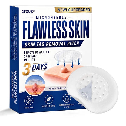 💎veyrabare® 2026 Newly Upgraded 2-in-1 Microneedle Hydrocolloid Patches | Removes Raised Moles, Acne, Flat Warts, and Skin Tags | Improves Wrinkles, Scars, and Blemishes | Invisible Acne Patches for Face & Body