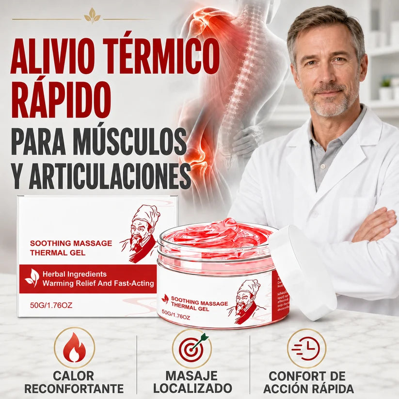 Rapid thermal relief for muscles and joints.