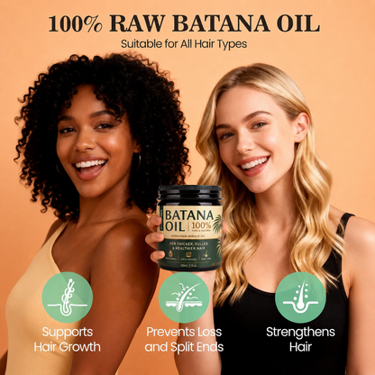 Batana Oil for Hair Growth,Raw Organic Batana Mask from Honduras🌱