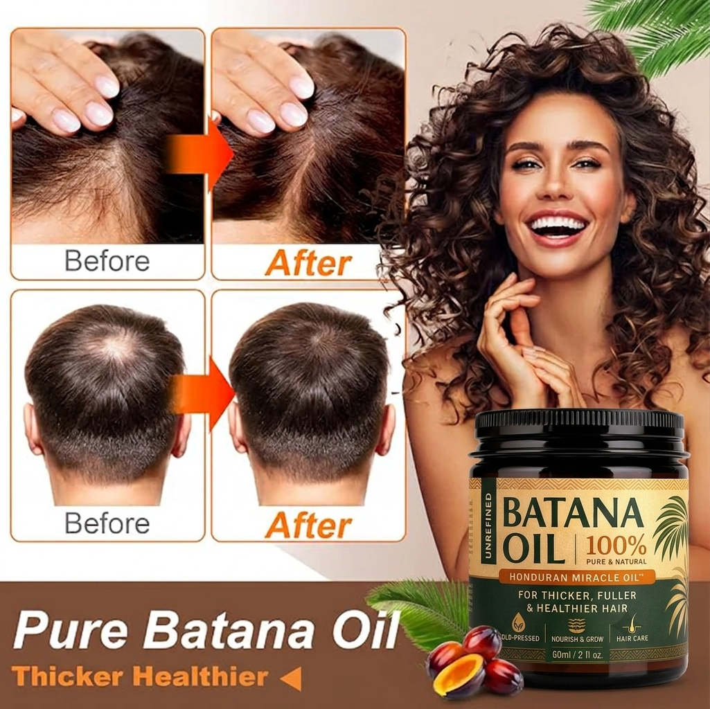 Batana Oil for Hair Growth,Raw Organic Batana Mask from Honduras🌱