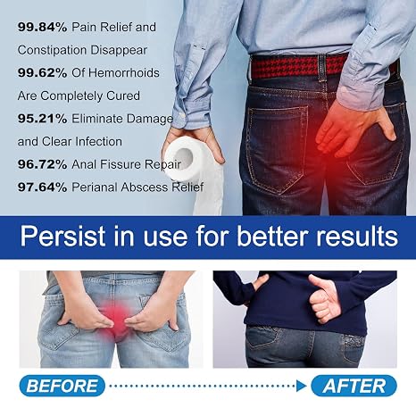 Natural Herbal Hemorrhoid Capsules – Strikes Pain & Swelling at the Root with Fast-Acting Relief: Total Body & Mind Comfort in Just 10 Days!