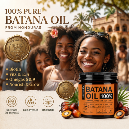 Batana Oil for Hair Growth,Raw Organic Batana Mask from Honduras🌱